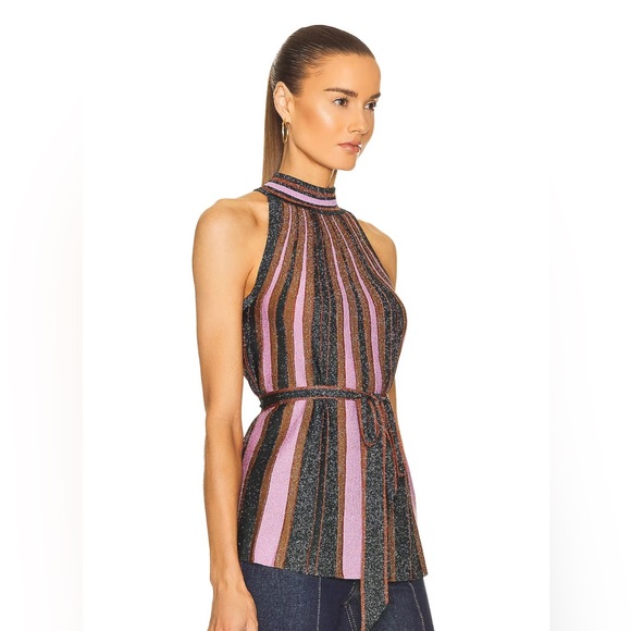 NWT Zimmerman Kaleidoscope Knit Halter Top in Size US 4 - Picture 2 of 7